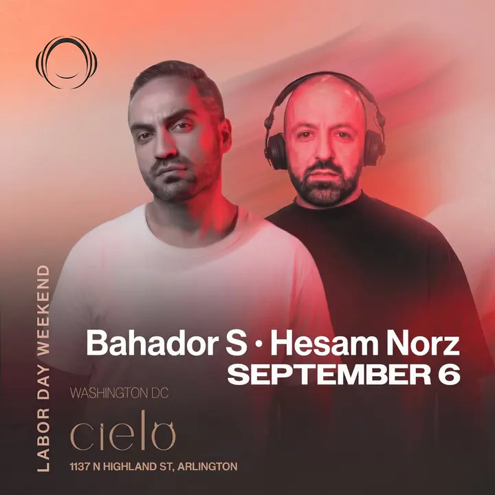 Radio Javan Party · Washington, D.C. · Washington, D.C. flyer