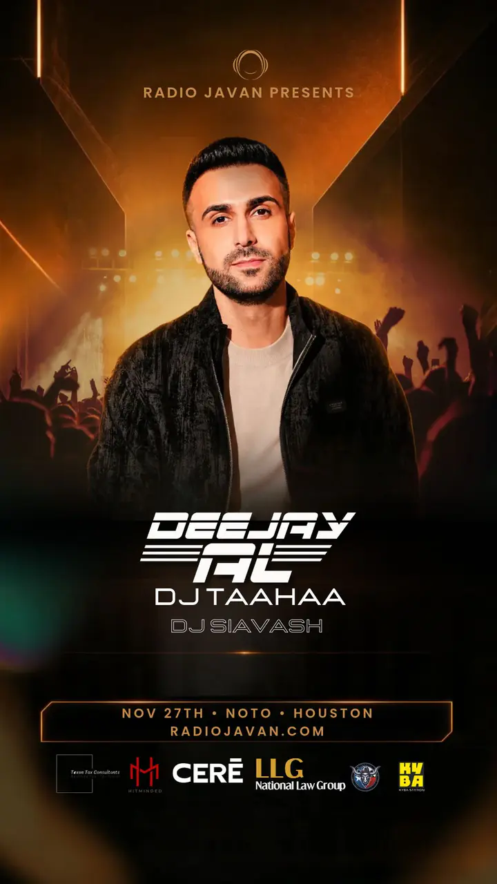 Radio Javan Party · Houston · Houston flyer